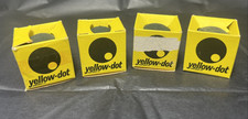 4 Vintage Yellow Dot Sportswear Ltd Squash Ball British Made England Boxed New