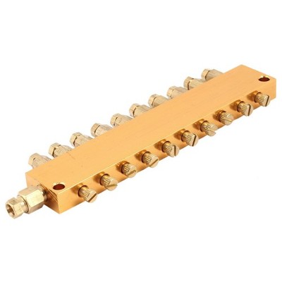 Pneumatic Throttling Adjustable 10 Position Oil Distributor Valve Manifold Tool 