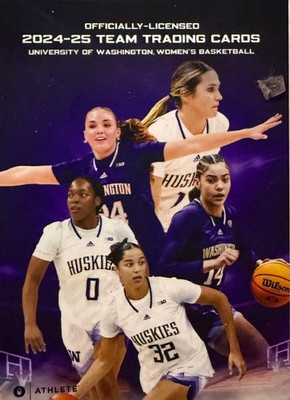 2024-25 WASHINTON HUSKIES WOMENS BASKETBALL ONIT ATHLETE TRADING CARDS
