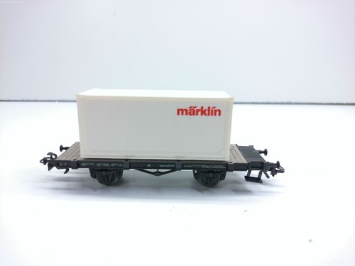 Märklin H0 Flachwagen mit Ladung - ohne OVP # 11568 | Zustand: Gebraucht