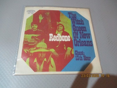 (175)  7'' Single - Vinyl - Redbone - The Witch Queen Of New Orleans