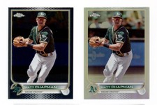 2022 Topps Chrome Sonic Matt Chapman - Base + Refractor Parallel