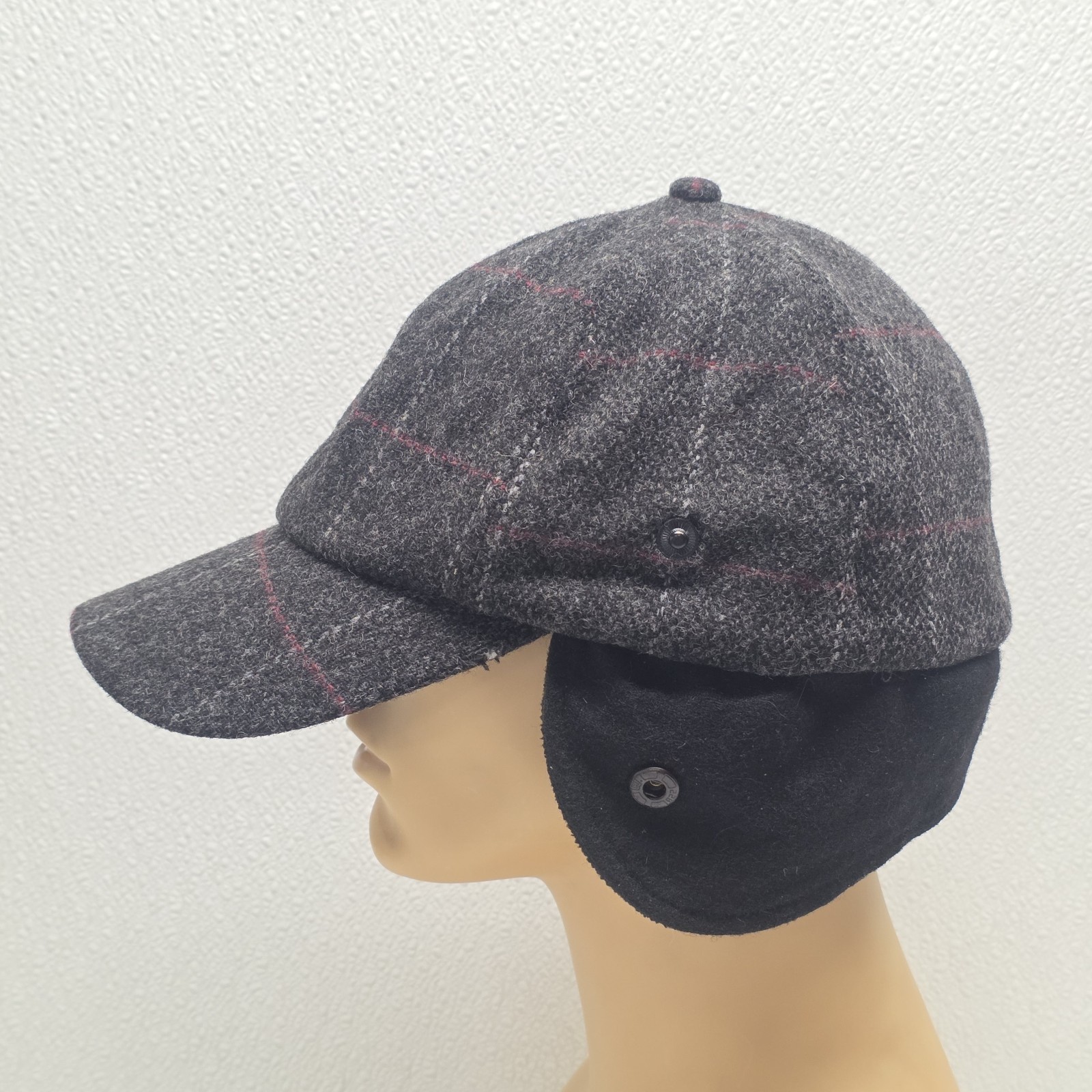 Weatherproof Impermeable Protective Wool Gray Ear… - image 3