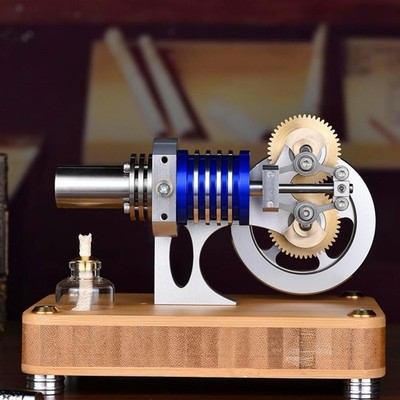 Precision Alloy Stirling Engine Model Retro Mechanical Toys Collection Craft