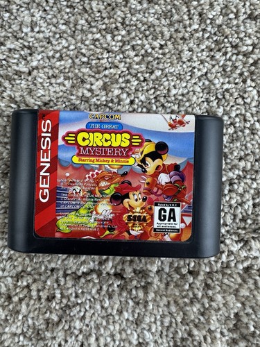 Il Grande Mistero del Circo (Sega Genesis 1994) Completo Testato CIB - Foto 5 di 8