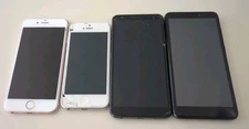 4 cell phones mixed lot. multiple different brands. untested for parts