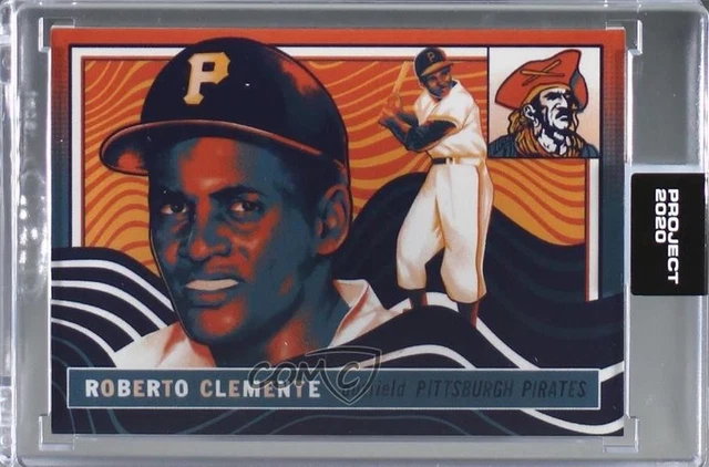 2020 Topps Project 2020 1955 Topps /11577 Roberto Clemente Matt Taylor #103 HOF