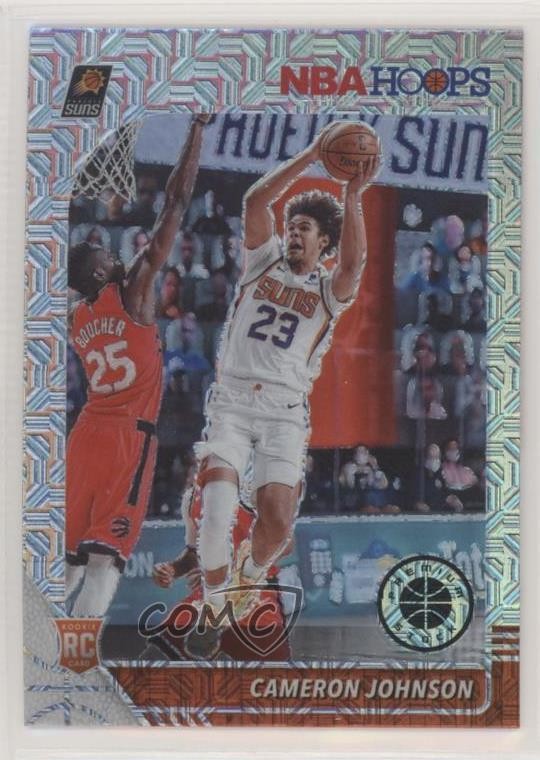 2019 Panini NBA Hoops Premium Stock Silver Mojo Prizm Cameron Johnson #208 0bi5