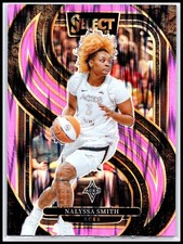 2025 Panini Select WNBA #129 NaLyssa Smith Pink Flash Prizms Las Vegas Aces