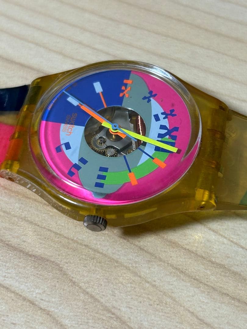 Swatch Automatic Analog Watch Multicolor Plastic … - image 2