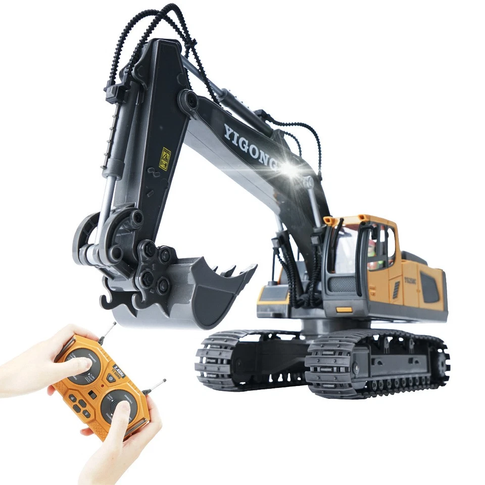1:24 Remote Control Excavator RC Truck Construction Engineering Digger Vehicle - Image 3 of 4