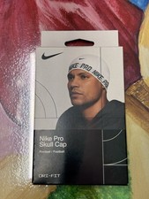 Nike Pro Dri-FIT Skull Cap White Unisex Football Soccer Running Sweat Head Wrap