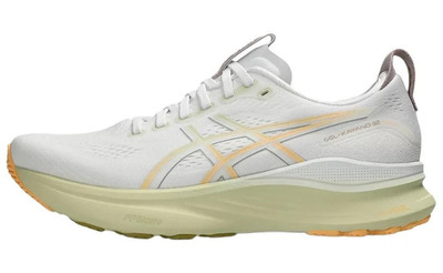ASICS Gel Kayano 32 Mens Size 15 White/Orange Glow Running Shoes 1011C052-101