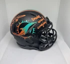 Ricky Williams Signed Miami Dolphins Mini Helmet Inscribed SWE Eclipse JSA COA