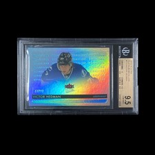 2014 Fleer Ultra Platinum Medallion 77/99 Victor Hedman BGS 9.5 Jersey #77 Match