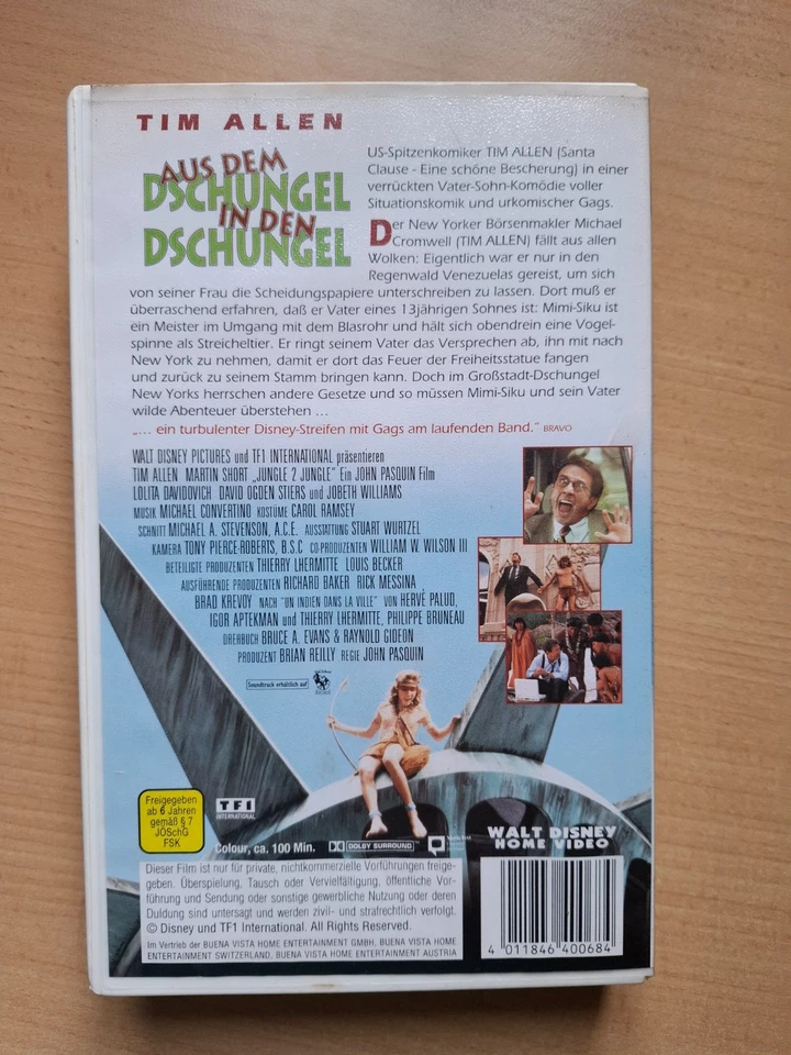 VHS Aus dem Dschungel in den Dschungel mit Tim Allen - Bild 4 von 4