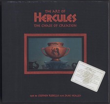 THE ART OF HERCULES Book LE 1000 in Case w/Sericel SIGNED by 4 DISNEY FILMMAKERS