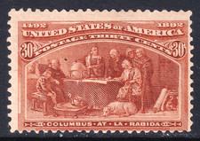 USA 1893 LHM Columbian 30c value