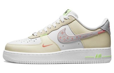 Nike Air Force 1 '07 LV8 Low Just Stitch It - White Shade Green - FB1852-111