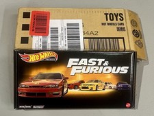 Hot Wheels Fast and Furious Premium 5 Pack Bundle Box Set 1:64 Real Riders