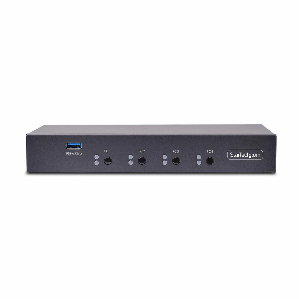 StarTech.com Switch KM a 4 porte con commutazione del mouse, switcher USB per ta - Immagine 3 di 4