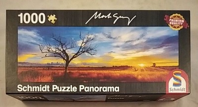Mark Gray - Desert Oak at Sunset, Northern Territory Australia [1000 Teile Panor