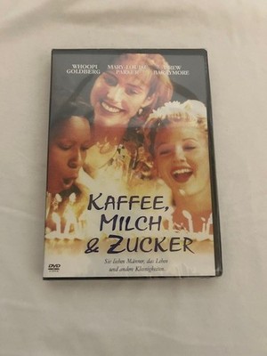 KAFFEE,MILCH UND ZUCKER # Whoopie Goldberg&Drew Barrymoore Deutsche DVD BRANDNEU