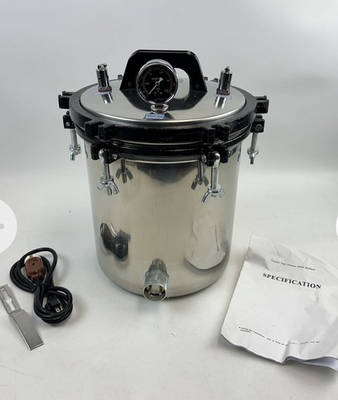 #ad Steam Autoclave Sterilizer Dental Equipment Heating Pressure Sterilization $185.00