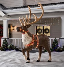Home Accents 8.5ft Giant Size LED Towering Reindeer Christmas Decor NEW IN BOX