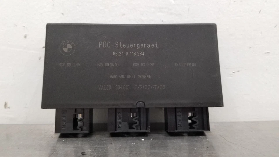 07 BMW M5 E60 MÓDULO DE CONTROL ASISTENTE DE ESTACIONAMIENTO 62219116264 Foto 3 de 4