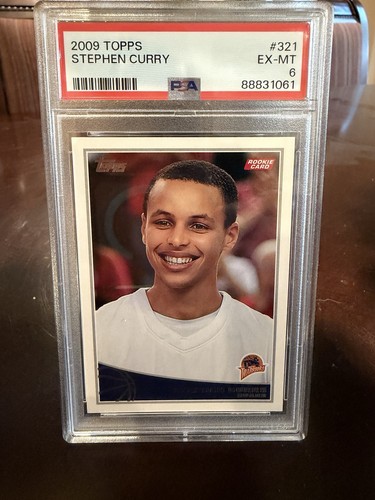 2009-10 Topps - Stephen Curry #321 (RC) Iconic Card GOAT PSA 6