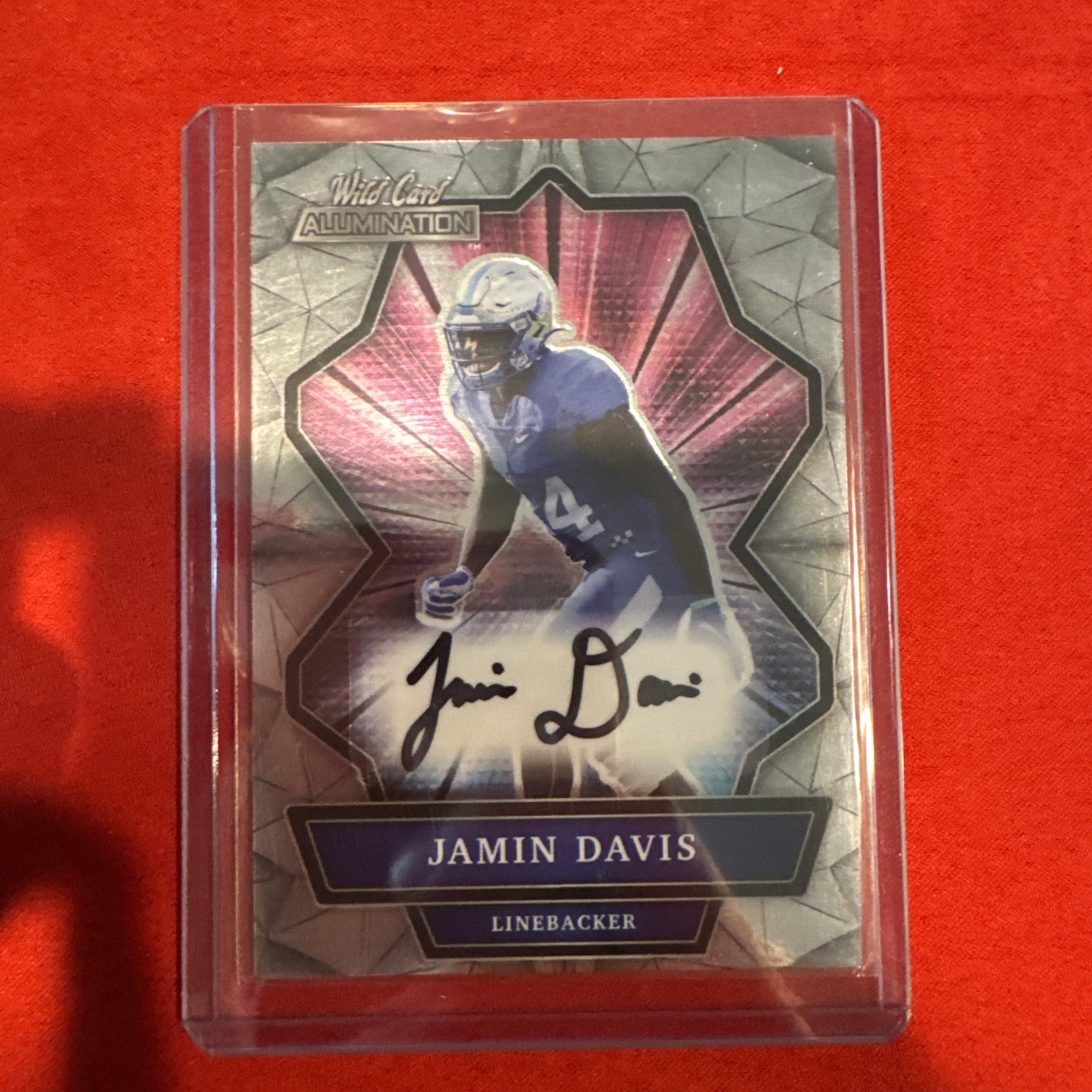 Davis Mills Wild Card Alumination Autographs #ABCA Autograph