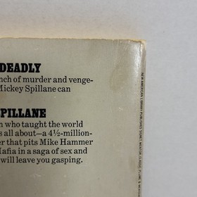 Kiss Me Deadly Mickey Spillane 1967 Signet Q6492 Vintage Paperback Mike Hammer