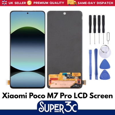 Für Xiaomi Poco M7 Pro Ersatz LCD Touchscreen Display Digitizer ohne Rahmen