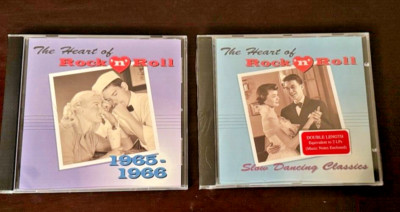 Time Life The Heart Of Rock N Roll  2-CDs -Slow Dancing, and 1965-1966 songs