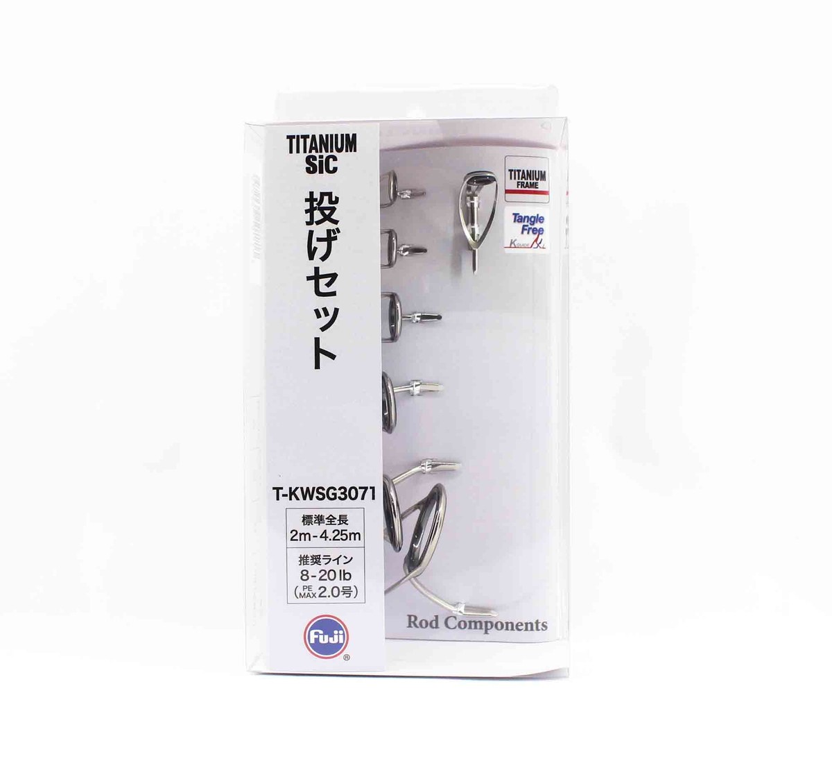 Fuji T-KWSG Size 3071 Rod Guide SIC Titanium Frame Set (9279) | eBay