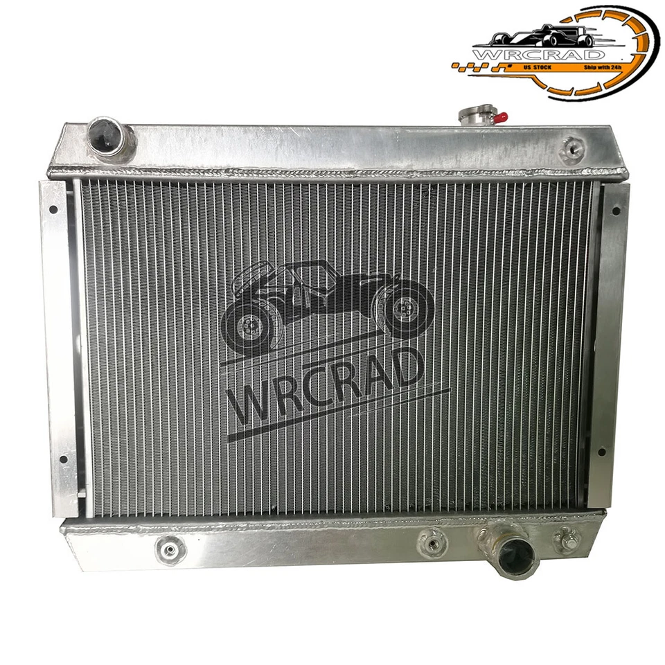 Radiador de 2 filas para Chevrolet Chevy II Base Nova V8 1962-1965 1963 1964 5,3 L Foto 3 de 4