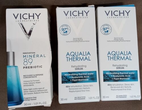 Vichy Aqualia Thermal ReHydrating Serum & Vichy Mineral 89 Prebiotoc Concentrate - Picture 1 of 6