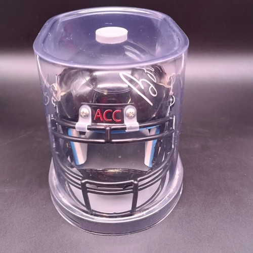 Bobby Petrino Hand-signed Louisville Cardinals Schutt Black Mini Helmet Sealed - Picture 4 of 5