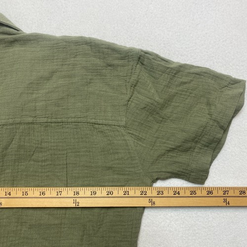 C&C California Romper Tie Waist Women's L Army Green Buttons NWT - Picture 8 of 10