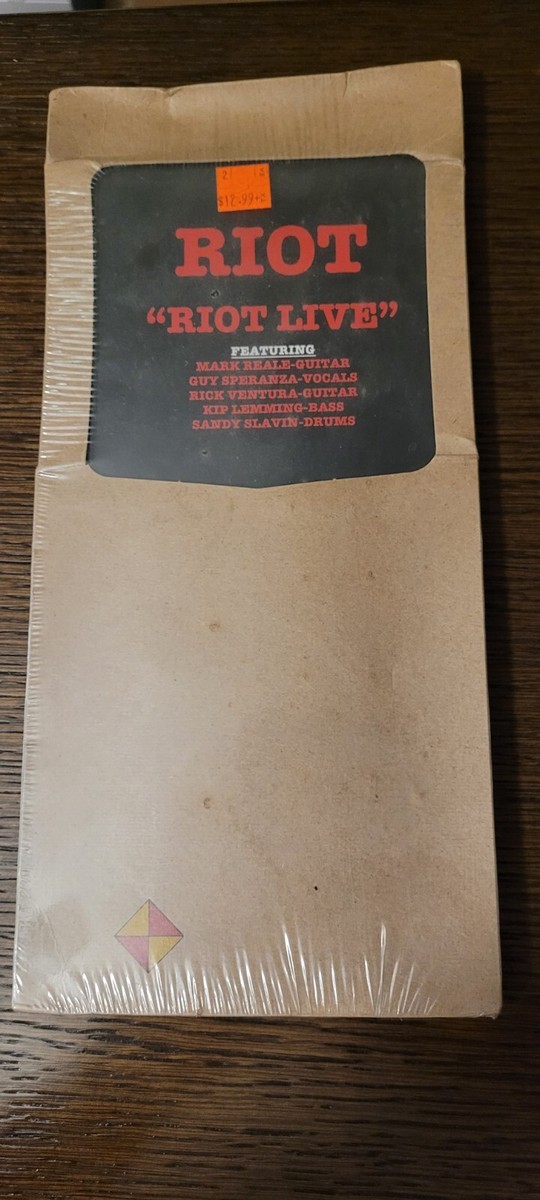 サイン入りCD Riot Riot Riot Live CD Longbox Sealed RARE OOP Mark Reale | eBay