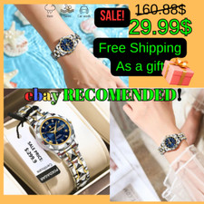 SALE• Elegant Women's Dress Watch - Timeless Style with Luminous