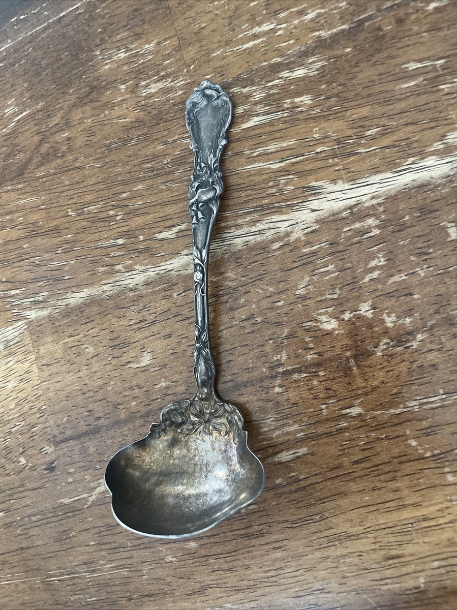 1903, Wallace 1835, floral serving spoon, A1,