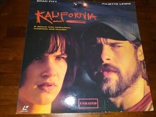Kalifornia Laserdisc Movie Brad Pitt Used