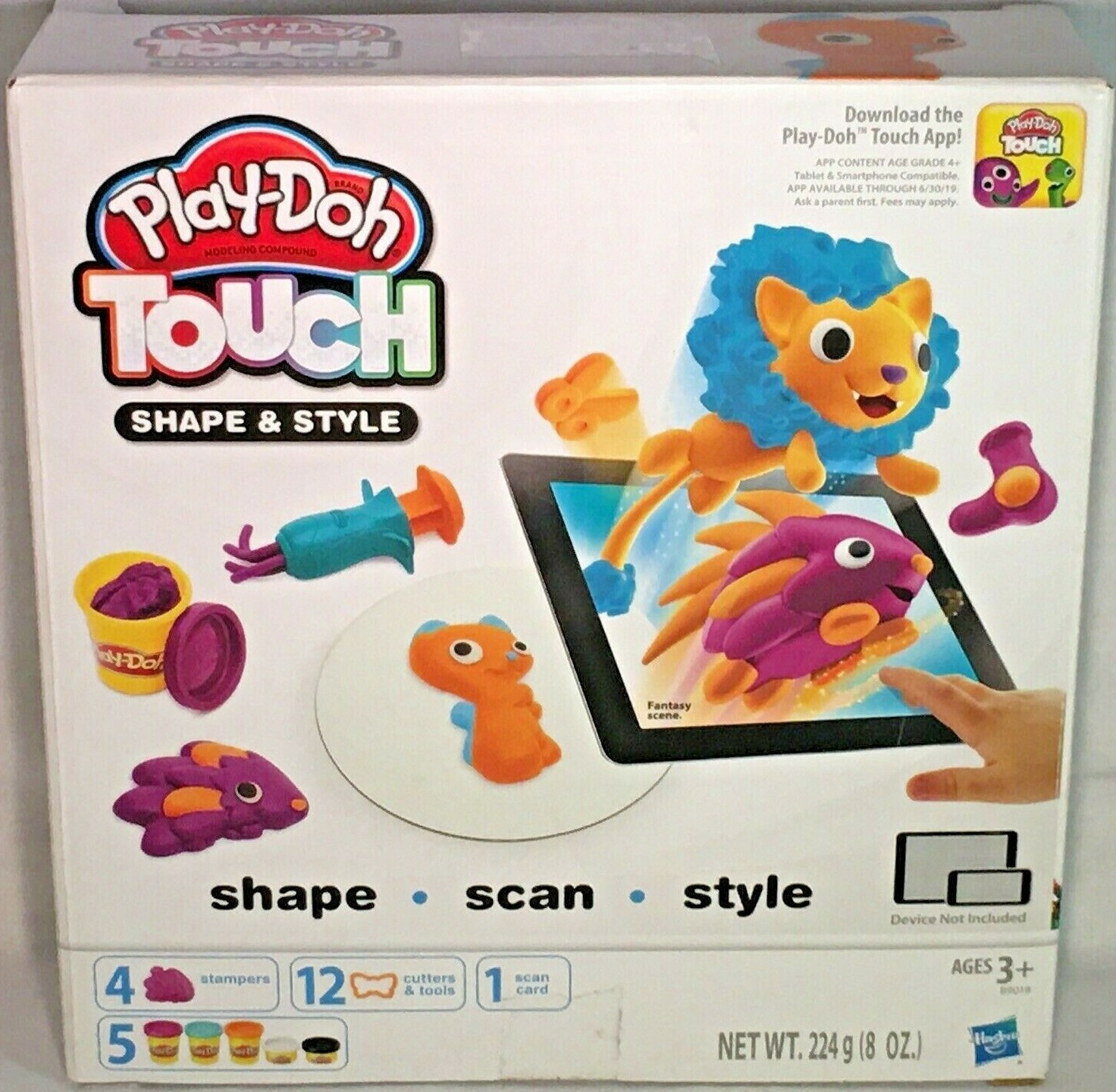 play doh touch shape and style