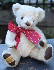 Süßer Englischer Merrythought Teddybär  ca. 1998, Mohair,  ca. 26 cm