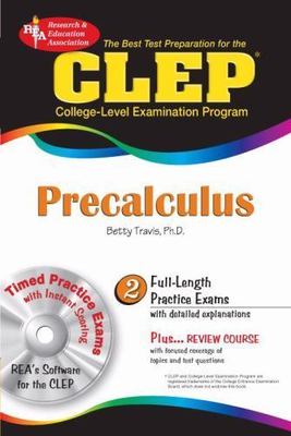 CLEP  Precalculus w/CD (CLEP Test Preparation)
