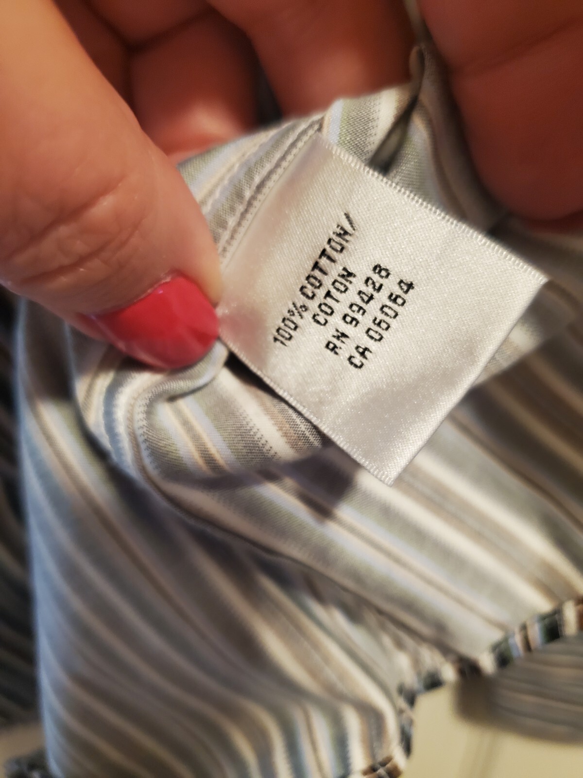 BUGATCHI long sleeve button down, striped with co… - image 4