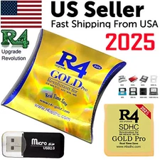 2025 Version R4 Gold Pro SDHC R4i For DS/NDS/3DS/2DS Revolution Cartridge