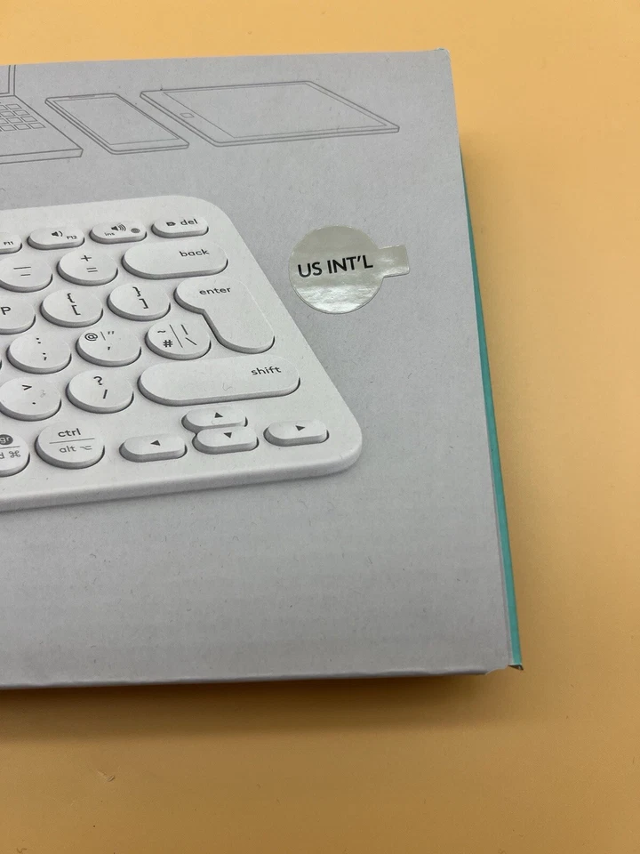 Logitech K380 (920-009868) Wireless Bluetooth Tastatur Weiß QWERTY US NEU & OVP - Bild 4 von 4